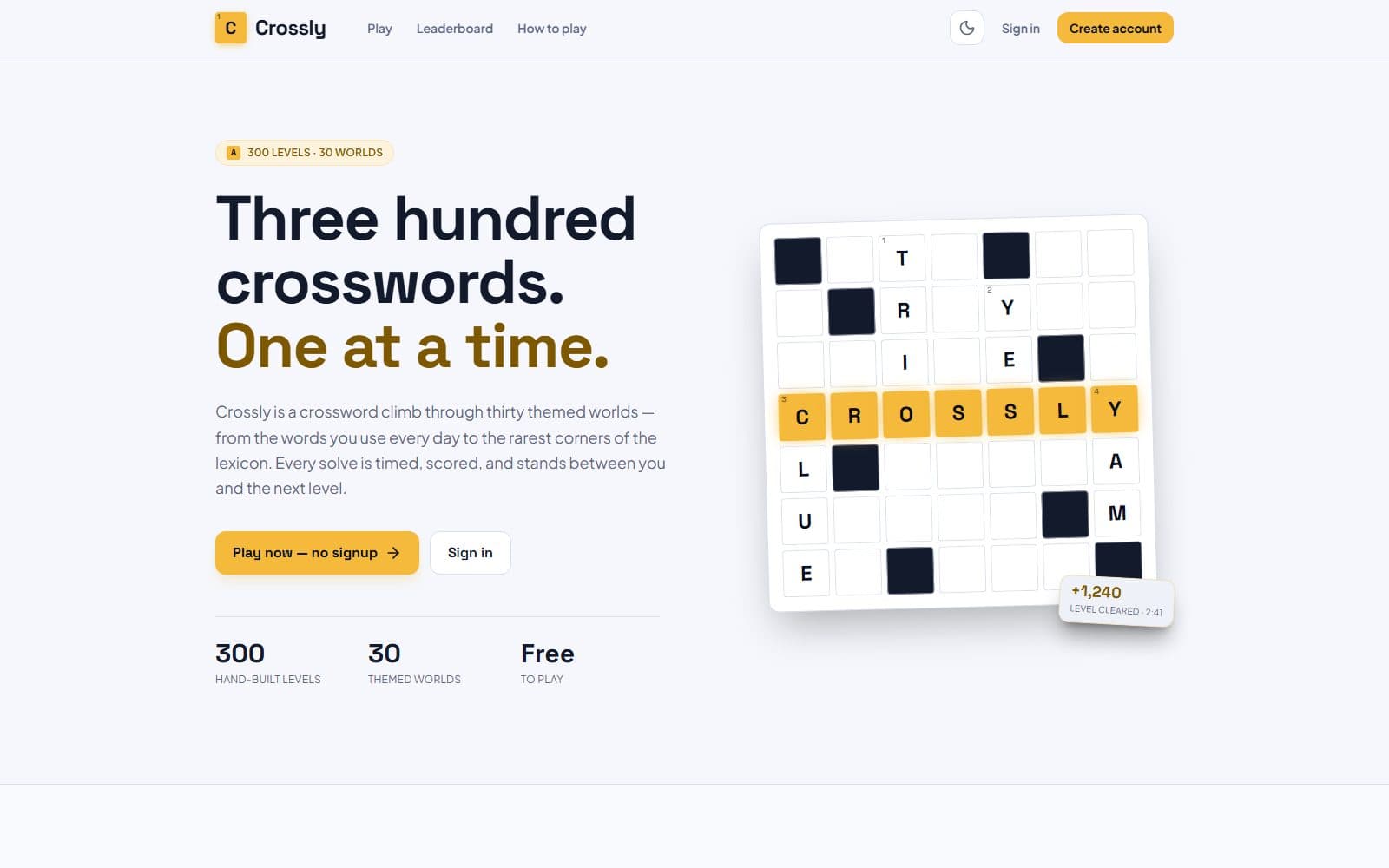 Crossly — screenshot