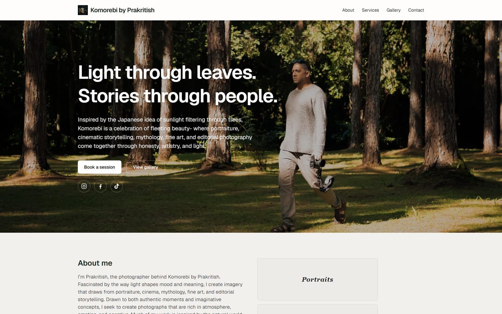 Komorebi by Prakritish — screenshot